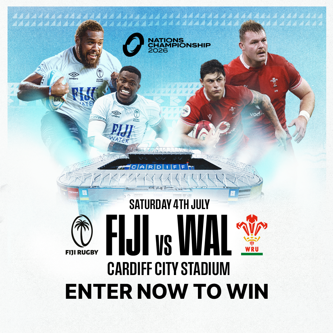 Win tickets to Fiji vs Wales