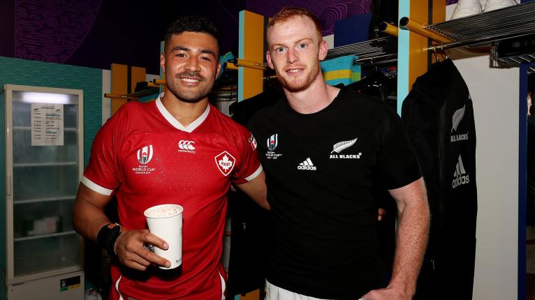 Richie Mo'unga and Peter Nelson