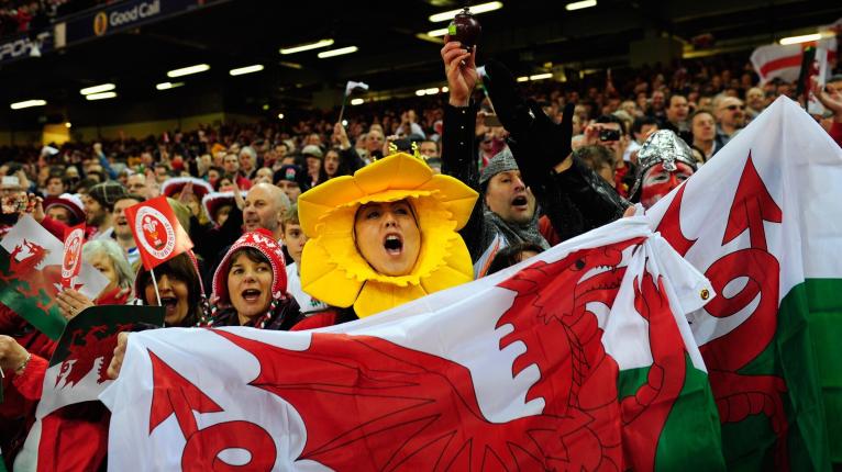 Wales fans enjoy win