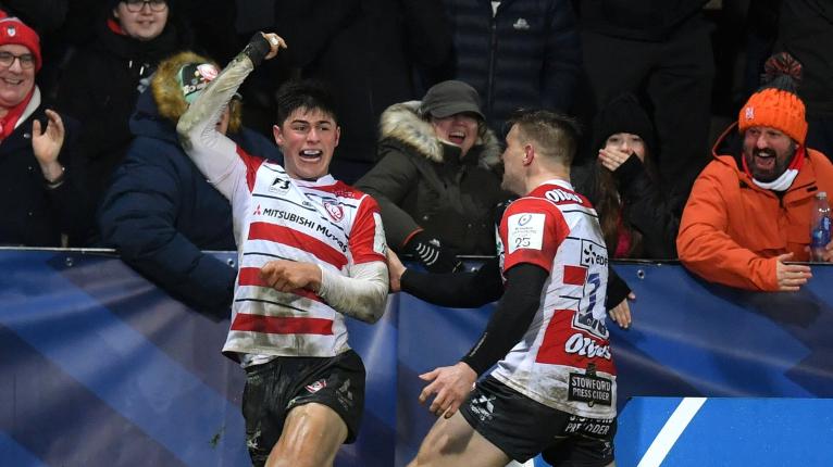 Rees-Zammit celebrates