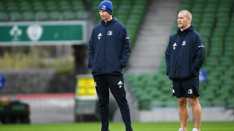 Stuart Lancaster and Leo Cullen