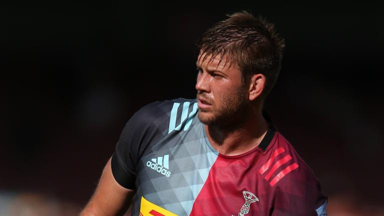 Video: Harlequins lock Lewies 'ran out of lungs' after try-scoring gallop from own half