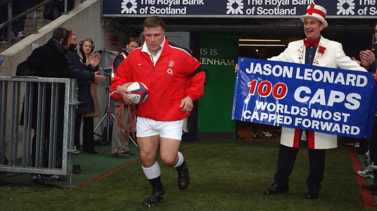 Leonard England Youngs 100 caps