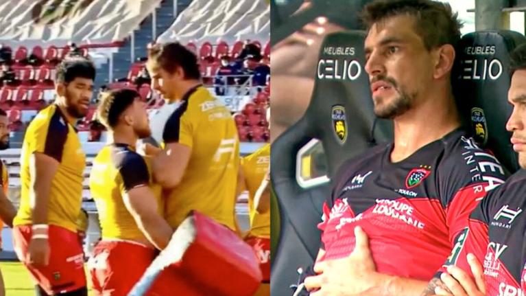 'So much anger in this guy' - Eben Etzebeth losing his cool with his Toulon teammate has surprised even South African fans