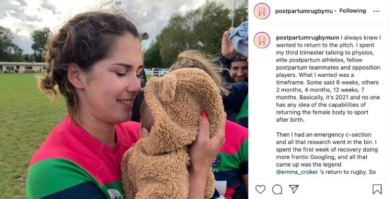 The role models leading the way for postpartum rugby players