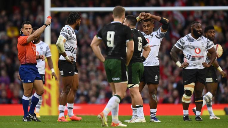 Sau Fiji red card ban