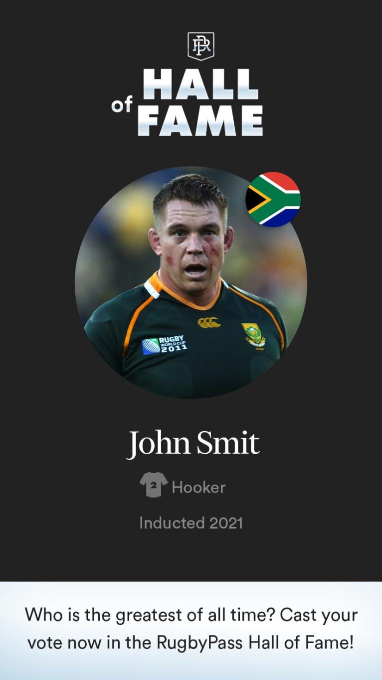 John Smith | Rugbypass Hall of Fame