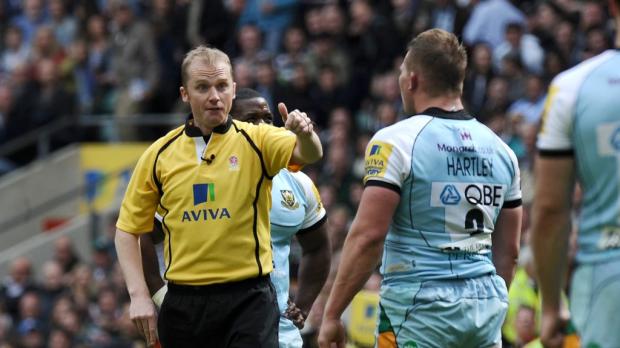 Hartley Barnes Premiership red card