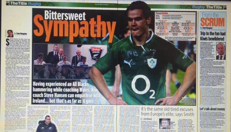 Ireland MOS All Blacks 2012