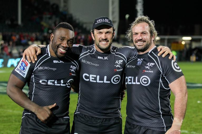 Tendai Beast Mtawarira, Bismarck du Plessis and Jannie du Plessis