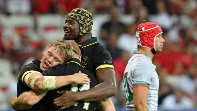 Sam Costelow Christ Tshiunza Gareth Davies