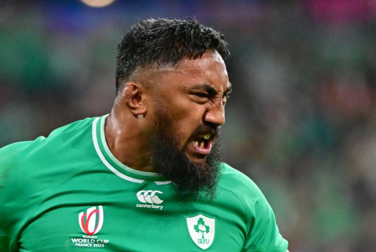 Bundee Aki of Ireland