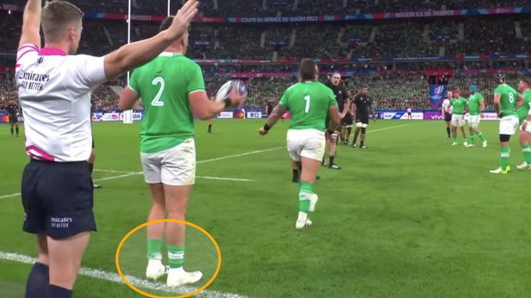 Ireland hooker lineout throw