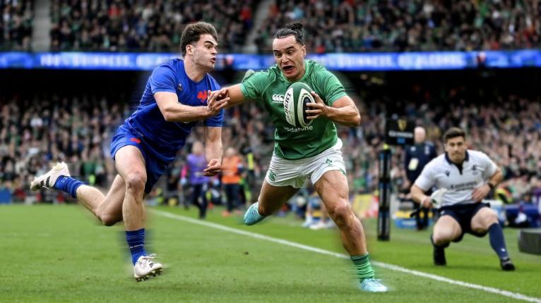 Damian Penaud and James Lowe