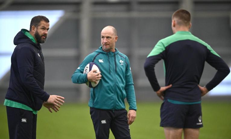 Andy Farrell and Mike Catt