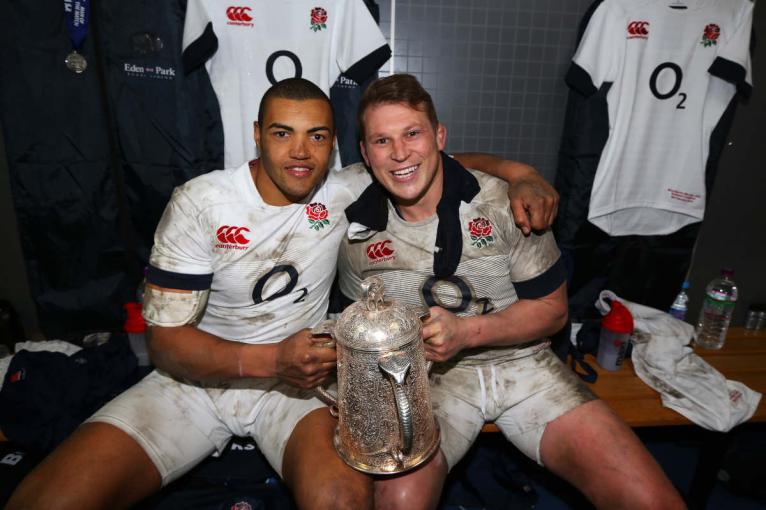 Luther Burrell and Dylan Hartley