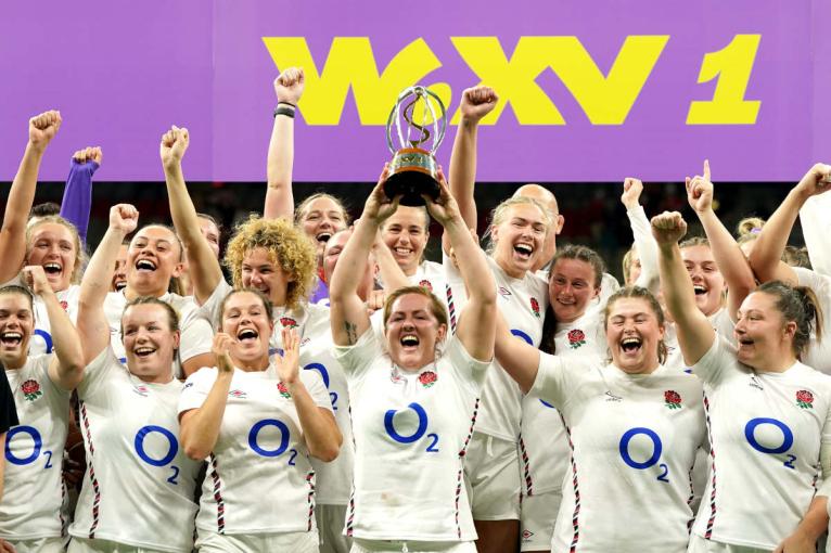 England Women celebrate