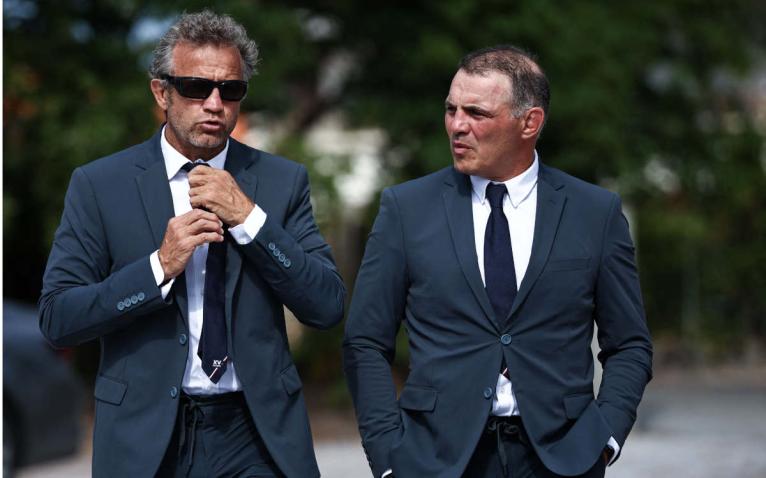 Fabien Galthie Raphael Ibanez