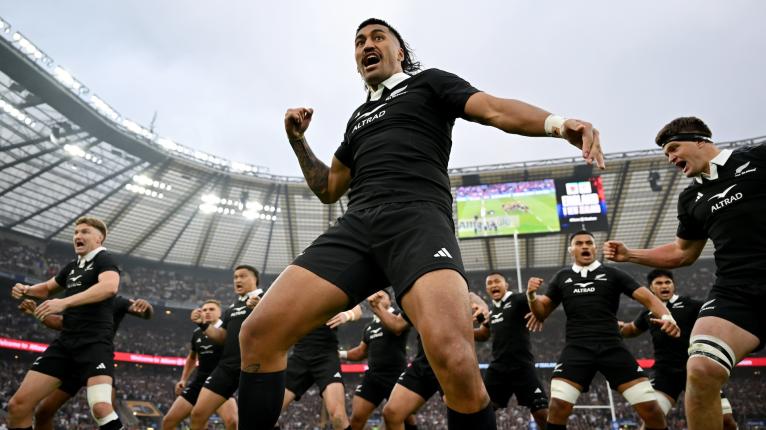 Rieko Ioane of New Zealand