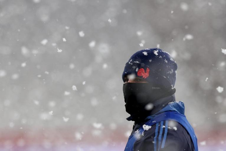 Antoine Dupont neige stade de France