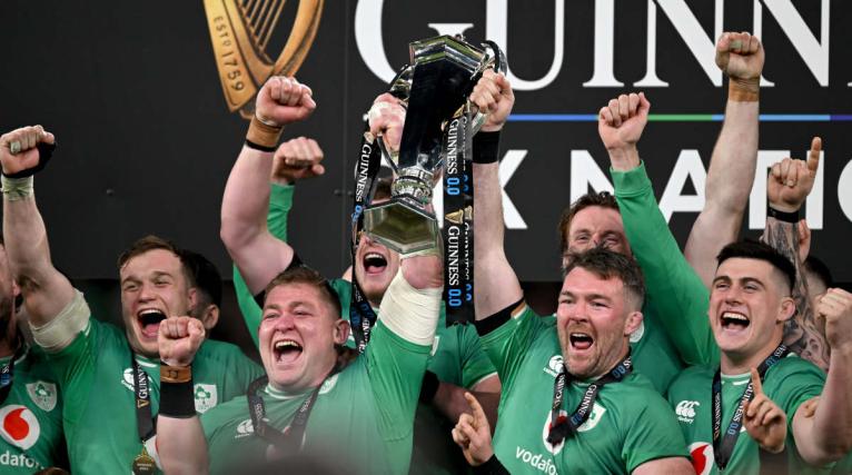 Ireland celebrate