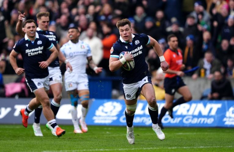 Huw Jones Scotland Six Nations