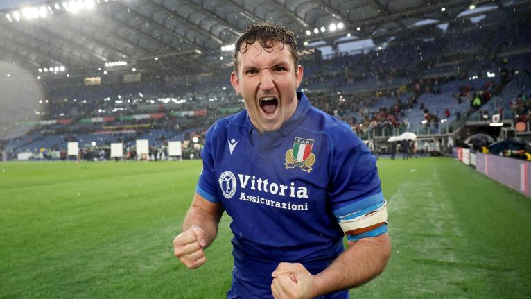 Italy France Six Nations Michele Lamaro