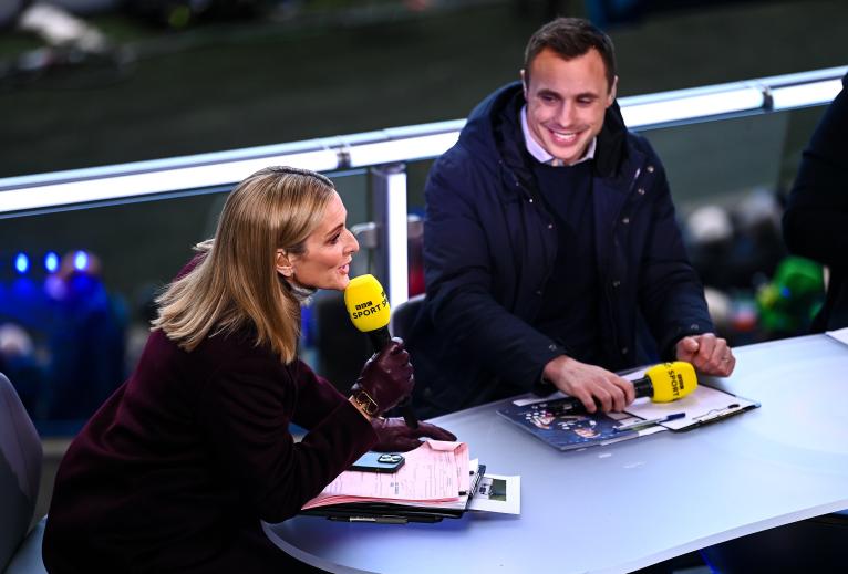 Gabby Logan, Tommy Bowe, Six Nations