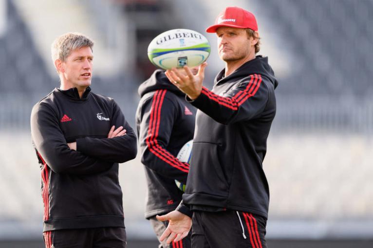 Ronan O'Gara and Scott Robertson