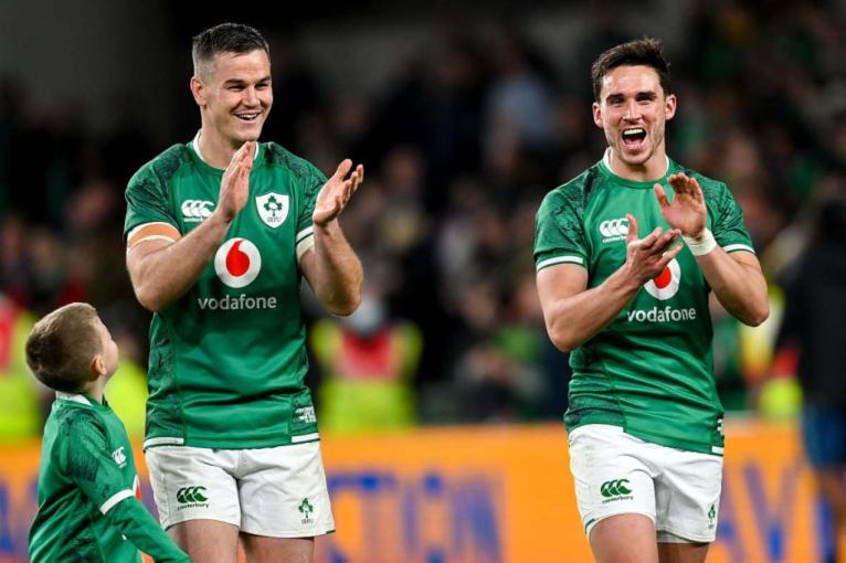 Johnny Sexton and Joey Carbery