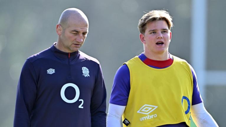 Steve Borthwick and Henry Pollock