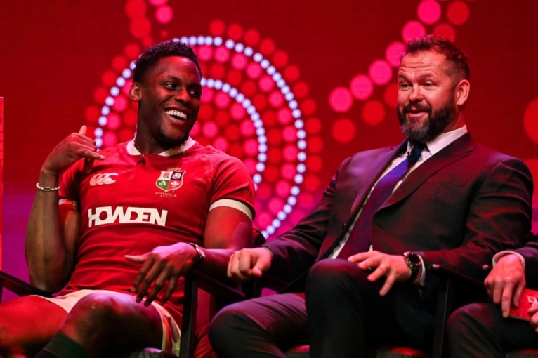 Maro Itoje Andy Farrell