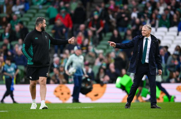 Andy Farrell y Joe Schmidt