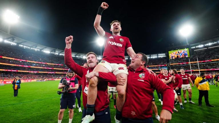 Hugo Keenan of the British & Irish Lions