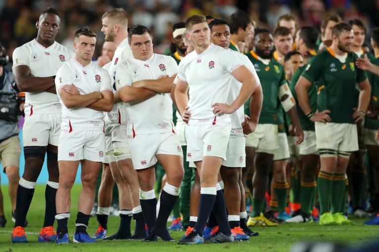 Jugadores de Inglaterra desanimados 