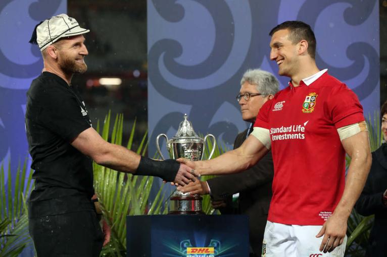 Kieran Read y Sam Warburton