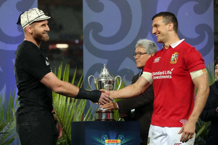 Kieran Read y Sam Warburton