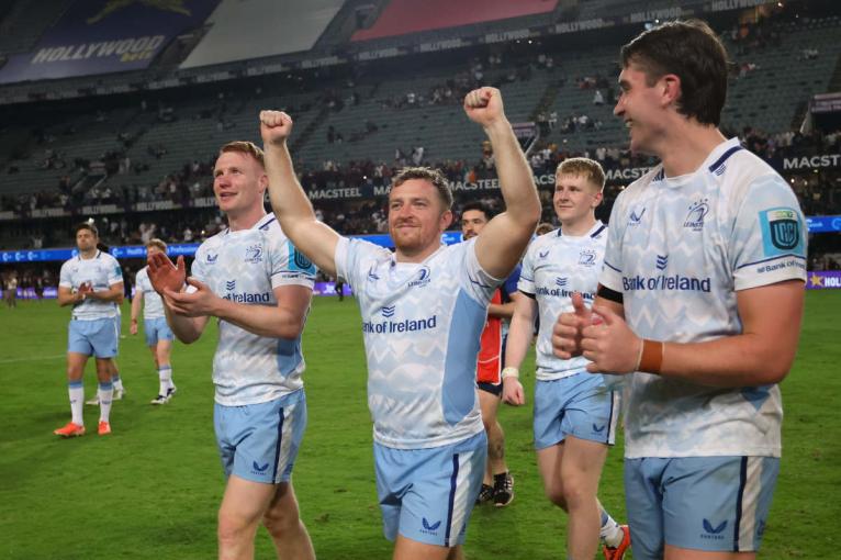 Liam Turner celebrates