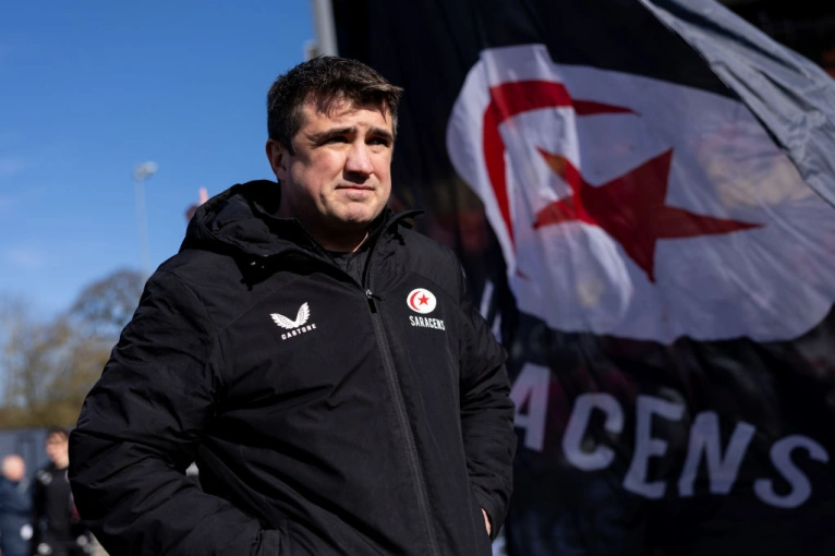 Alex Austerberry, director de rugby de los sarracenos