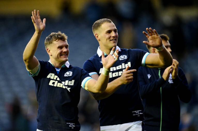 Darcy Graham and Duhan van der Merwe