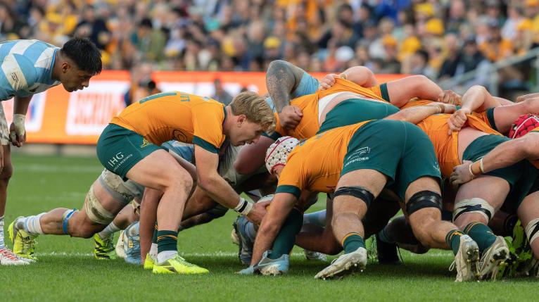 Wallabies scrum