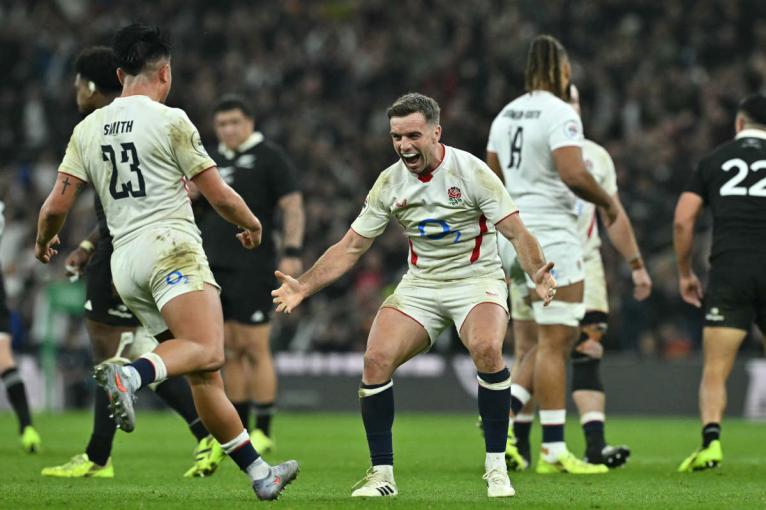 George Ford celebrates