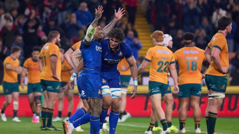 Monty Ioane italy australia wallabies