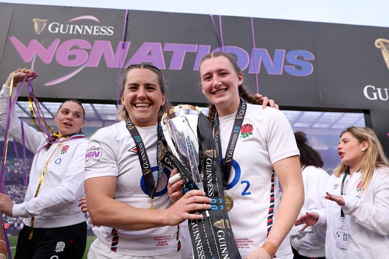 Claudia MacDonald and Emma Sing of England 