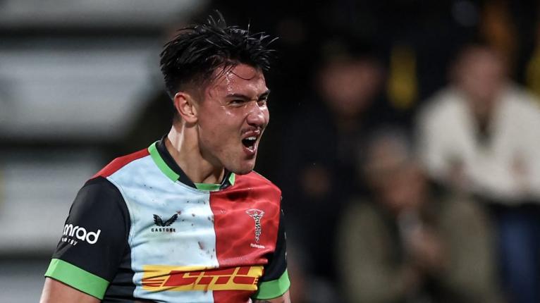 Harlequins' English fly-half Marcus Smith