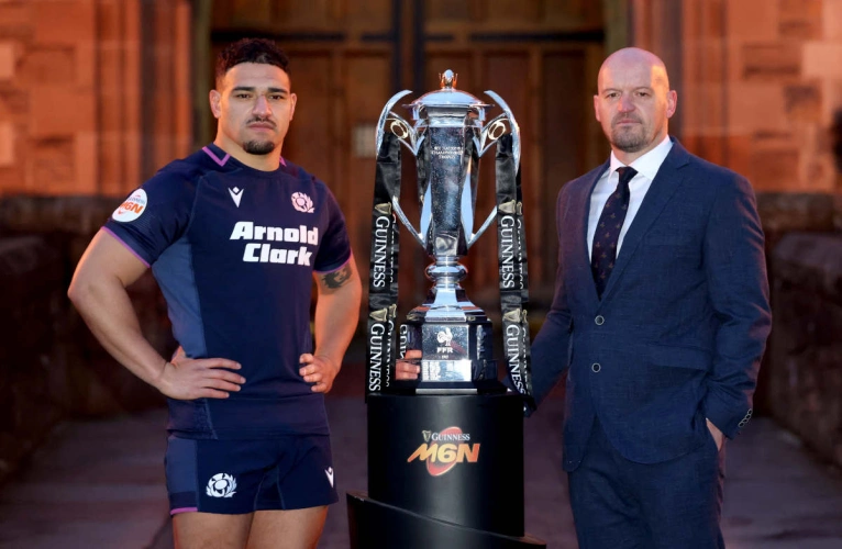 Sione Tuipulotu and Gregor Townsend