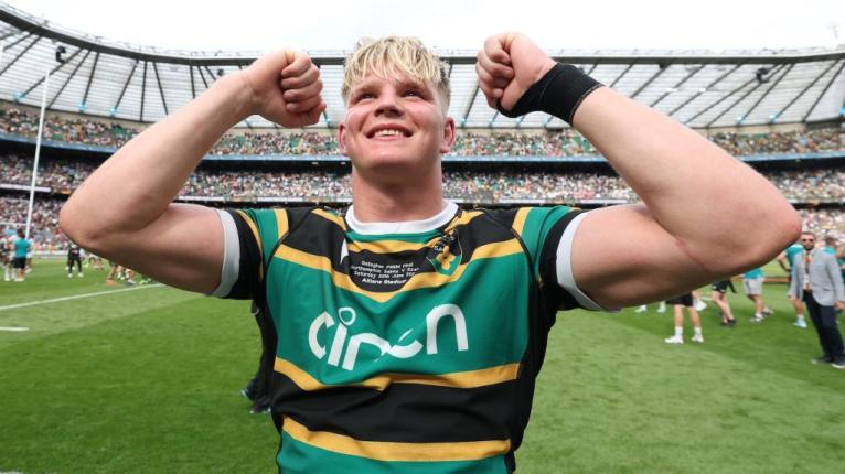 Man of the Match Henry Pollock of Northampton Saints