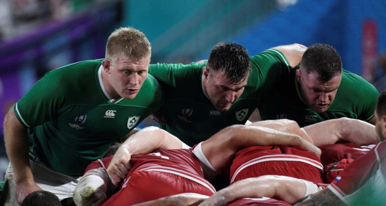 John Ryan, Niall Scannell and Dave Kilcoyne