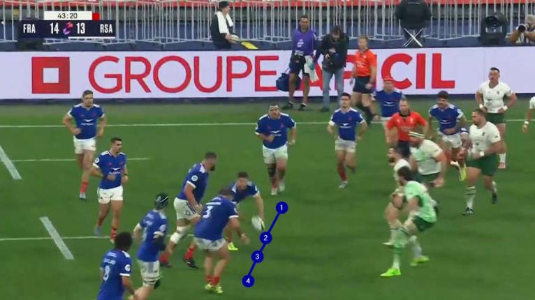 France v South Africa screenshot