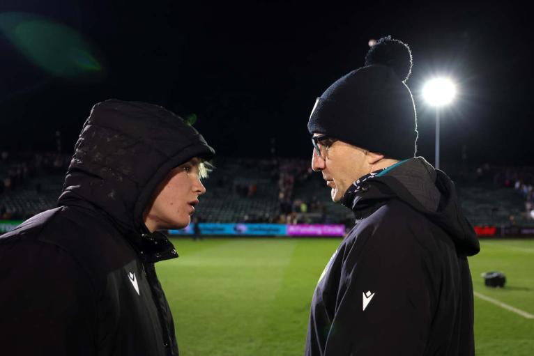 Henry Pollock and Phil Dowson